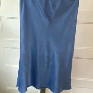 Bias cut silky skirt